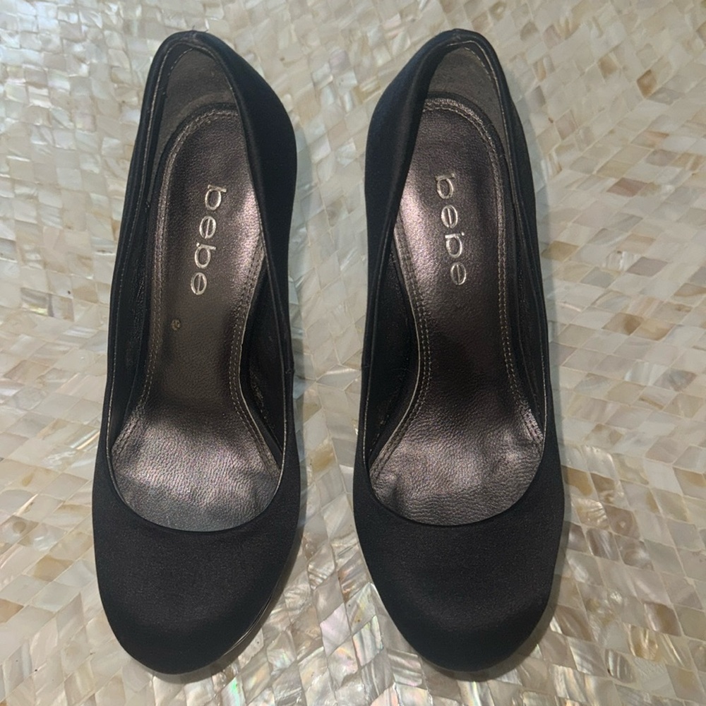 BEBE HEELS WORN TWICE